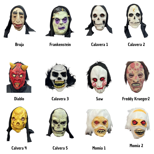 Mascaras de latex económicas para halloween - Image 3
