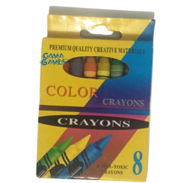 Crayones caja con 8 crayones de cera